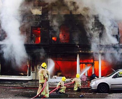 Market Hill fire