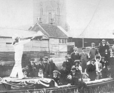 Boating party at Bures