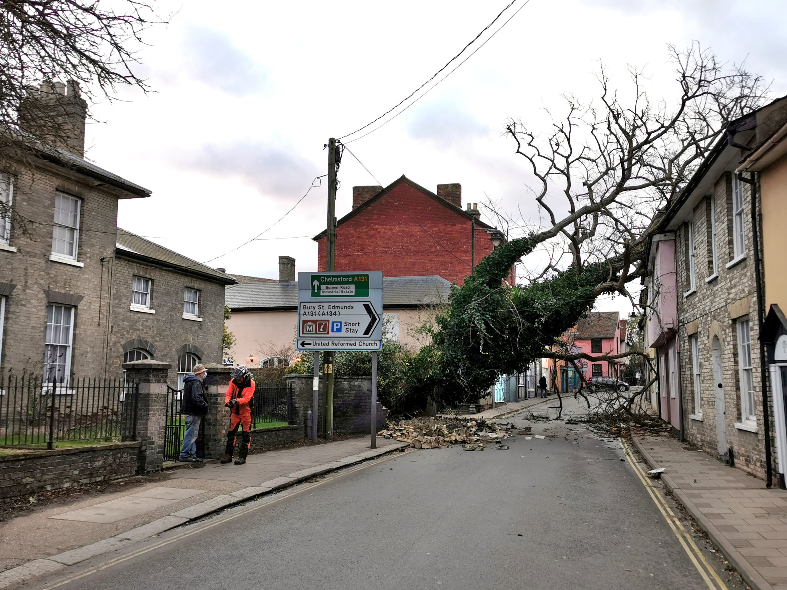 Storm Eunice (1) Sudbury Photo Archive